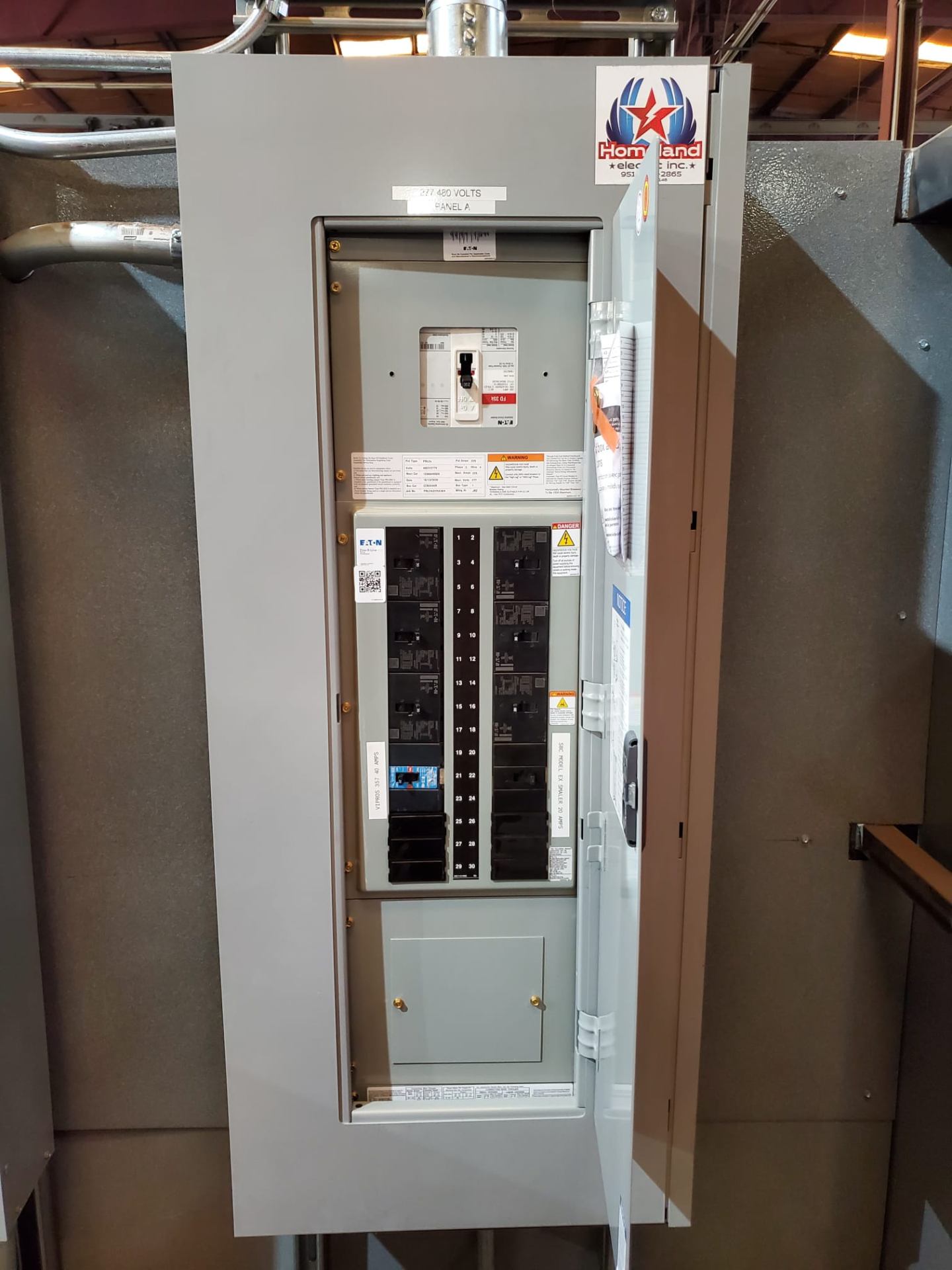 High-voltage industrial electrical install in San Diego